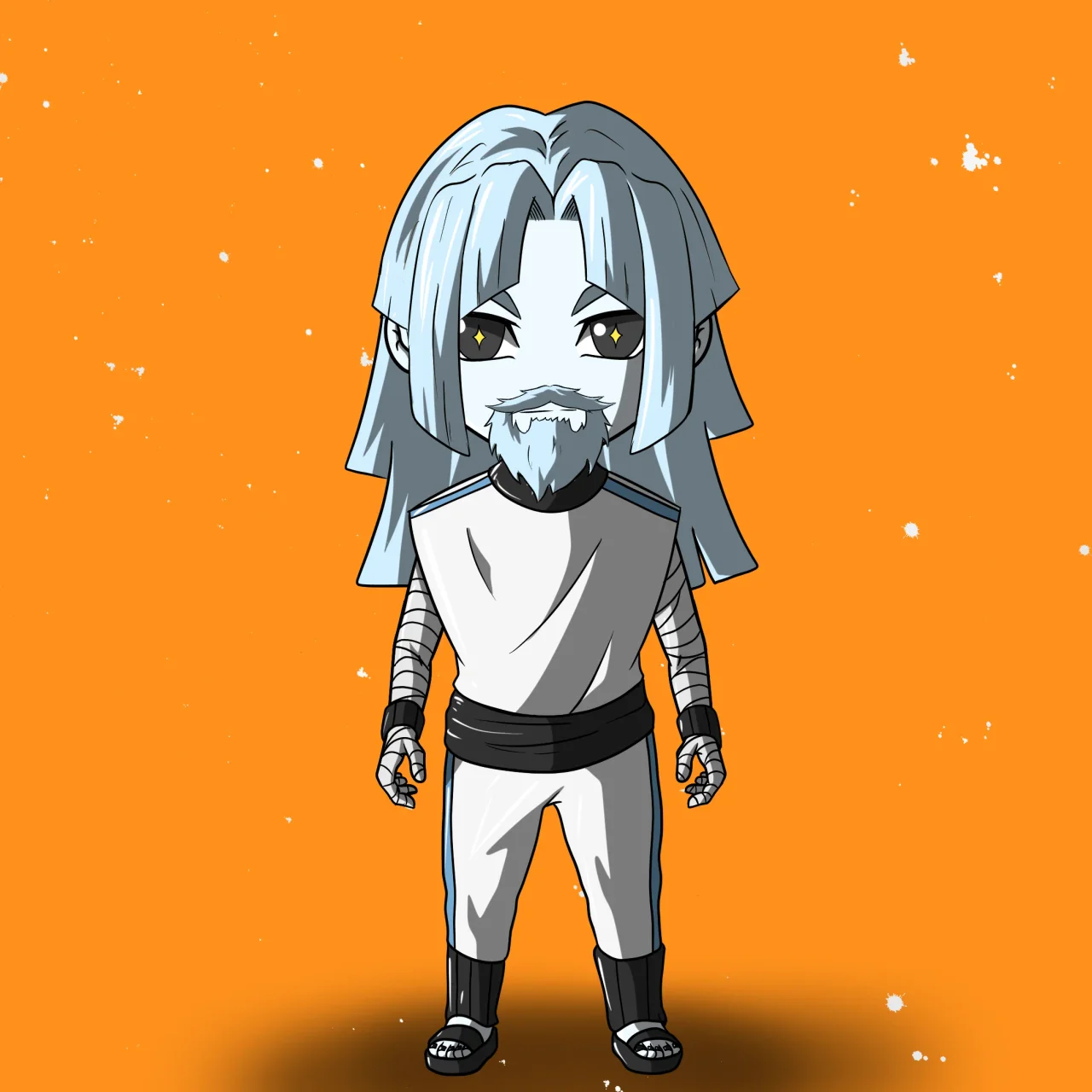ALIEN #444. Alienzone NFT Chibi artwork.