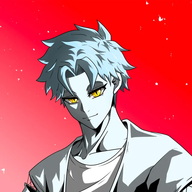 ALIEN #45. Alienzone digital collectible artwork. Eyes: Ryôshi; Hair: Hankôteki; Mark: None.