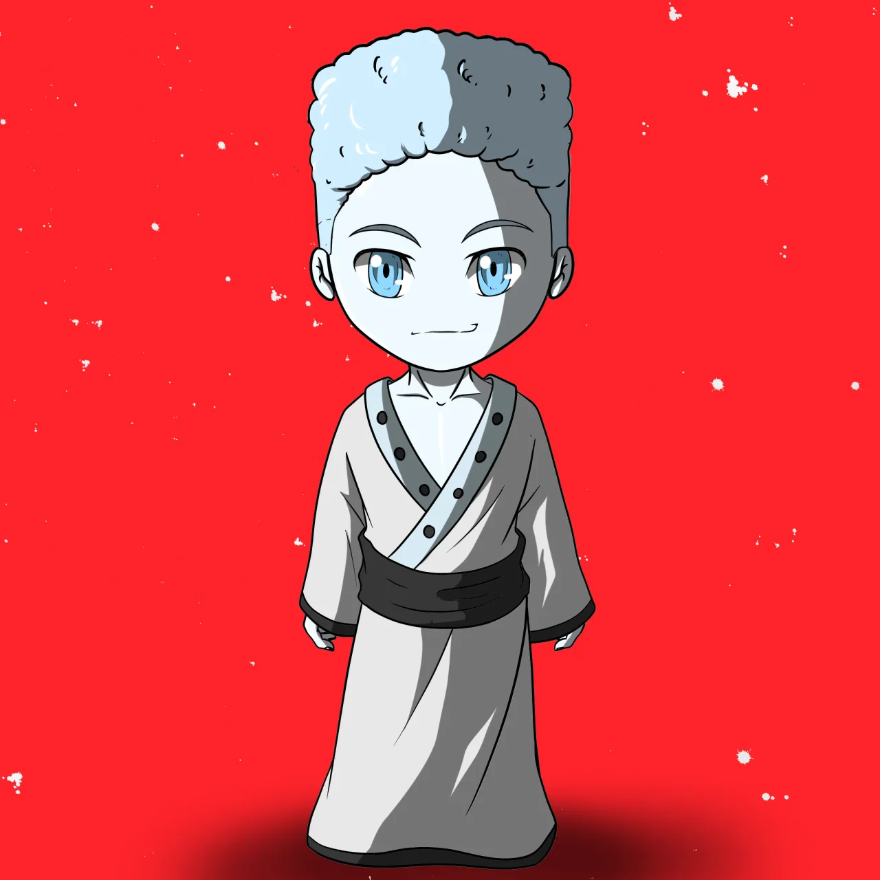 ALIEN #453. Alienzone NFT Chibi artwork.