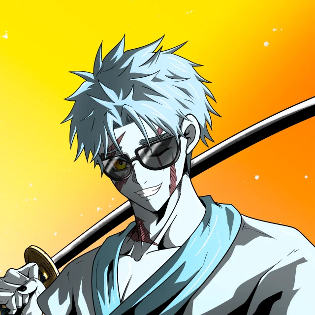 ALIEN #456. Alienzone digital collectible artwork. Eyes: Furukizu; Hair: Sanzoku; Mark: Fushô.