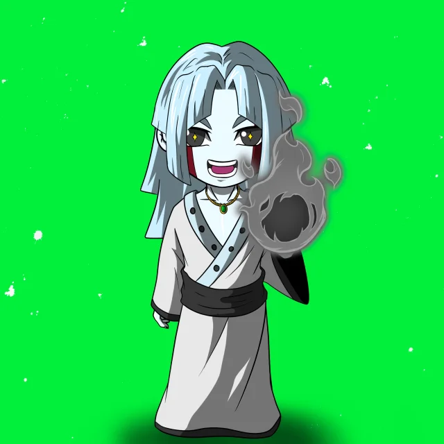 ALIEN #462. Alienzone NFT Chibi artwork.