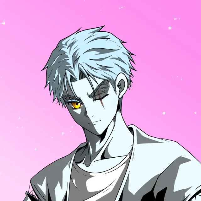ALIEN #478. Alienzone digital collectible artwork. Eyes: Furukizu; Hair: Ikemen; Mark: None.