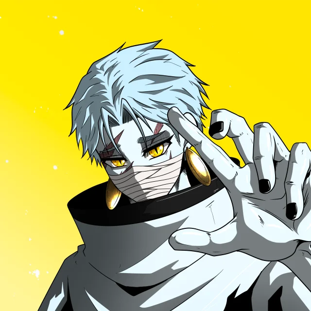 ALIEN #479. Alienzone digital collectible artwork. Eyes: Ryôshi; Hair: Ikemen; Mark: Fushô.
