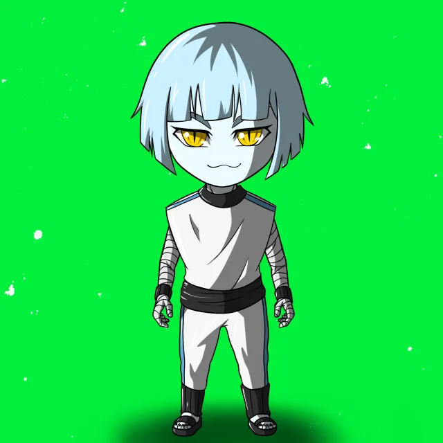 ALIEN #480. Alienzone NFT Chibi artwork.