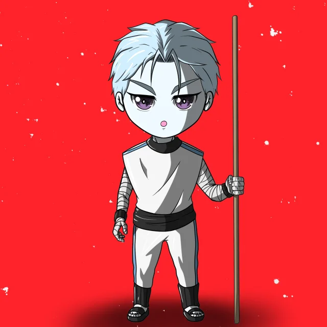 ALIEN #482. Alienzone NFT Chibi artwork.