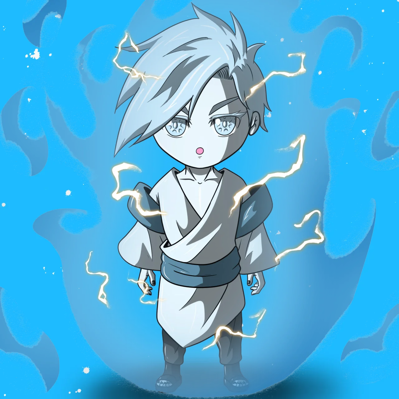 ALIEN #485. Alienzone NFT Chibi artwork.