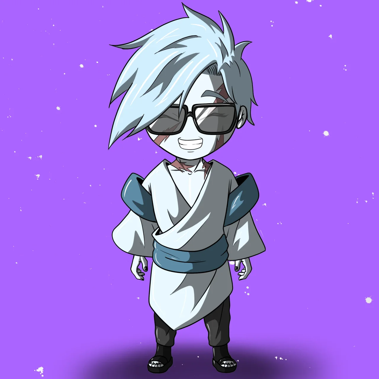 ALIEN #489. Alienzone NFT Chibi artwork.