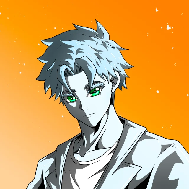 ALIEN #493. Alienzone digital collectible artwork. Eyes: Kôhaimoku; Hair: Hankôteki; Mark: None.