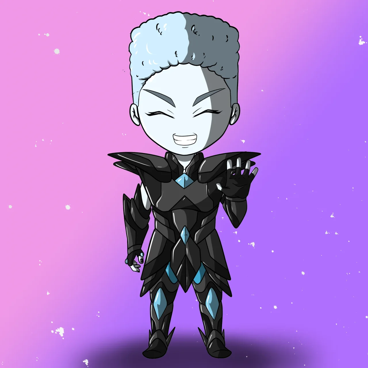 ALIEN #496. Alienzone NFT Chibi artwork.