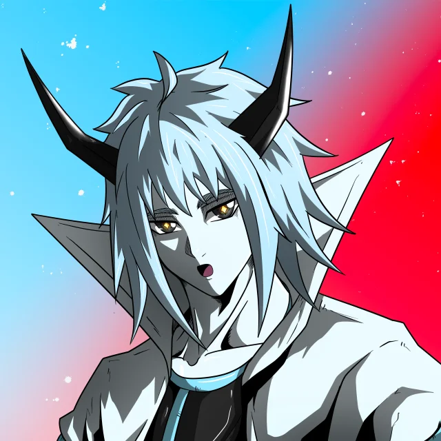ALIEN #499. Alienzone digital collectible artwork. Eyes: Myôri; Hair: Akuma; Mark: None.