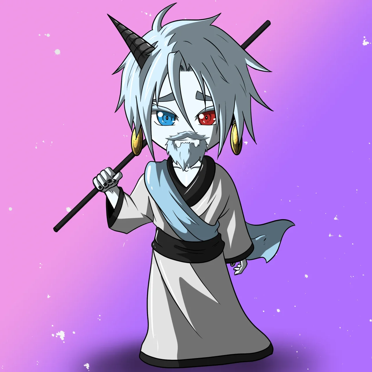 ALIEN #5. Alienzone NFT Chibi artwork.