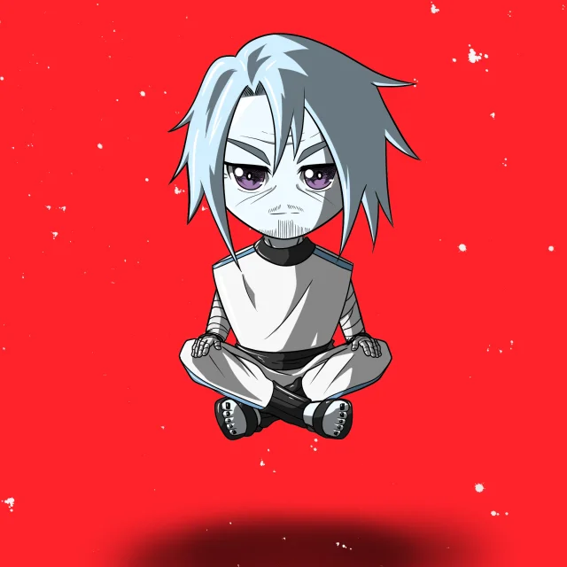 ALIEN #502. Alienzone NFT Chibi artwork.
