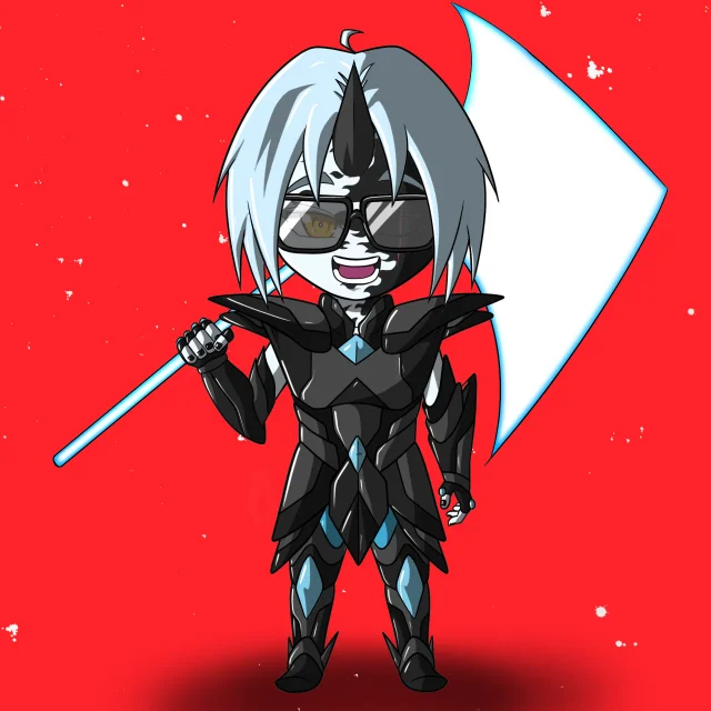 ALIEN #505. Alienzone NFT Chibi artwork.