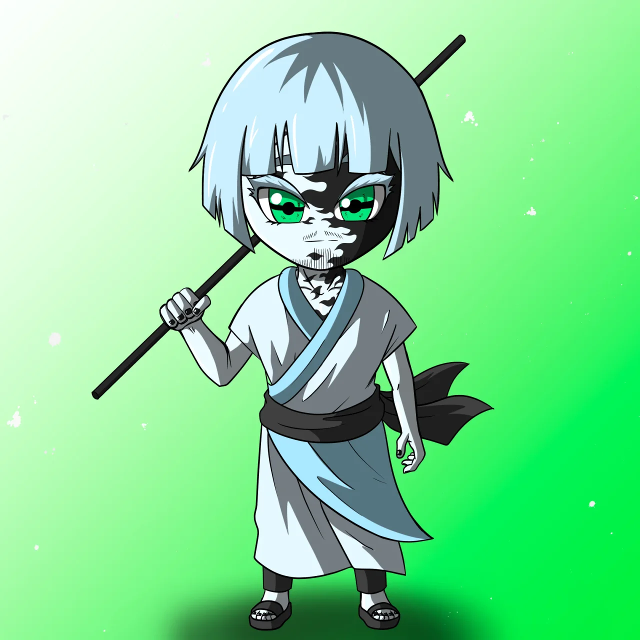 ALIEN #508. Alienzone NFT Chibi artwork.