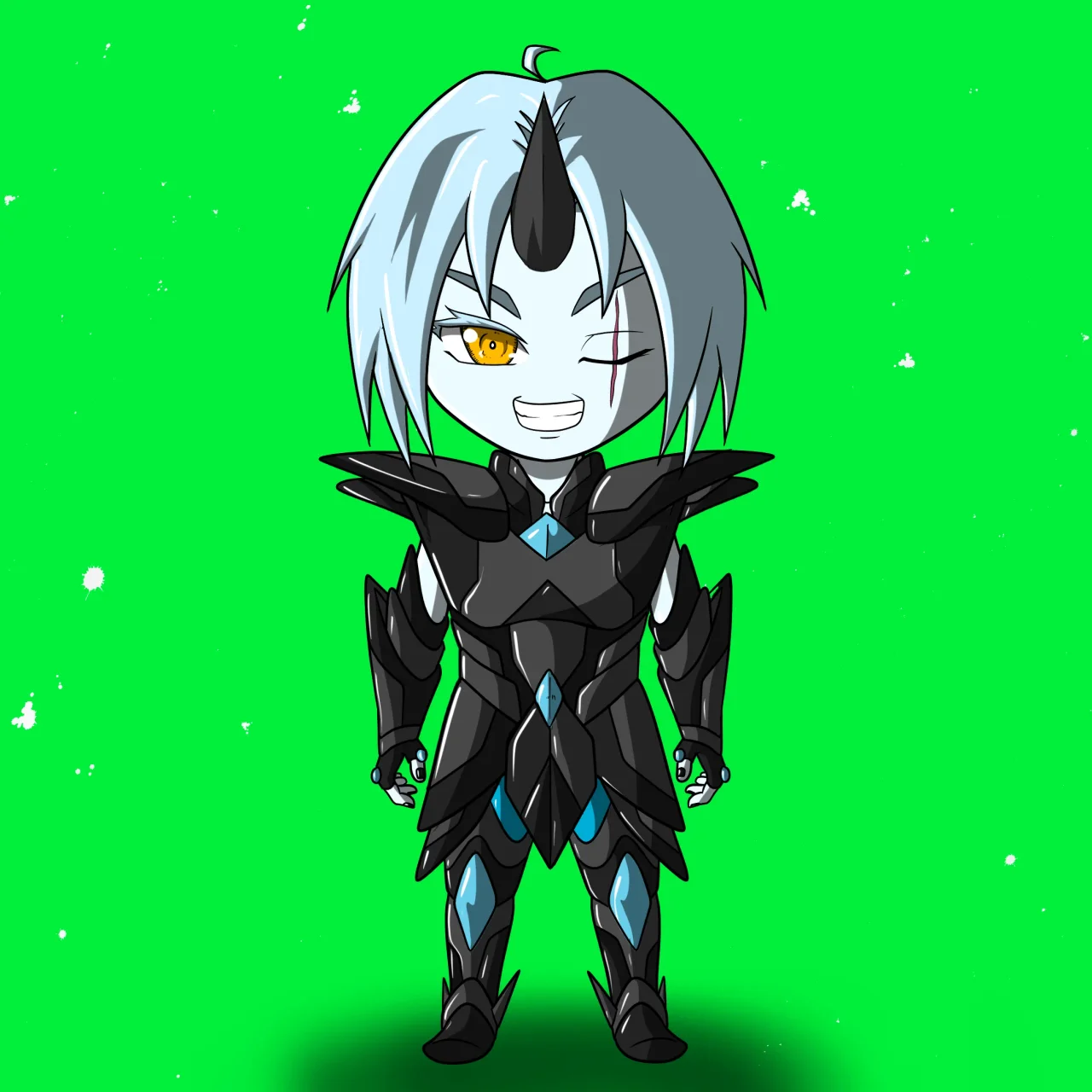 ALIEN #51. Alienzone NFT Chibi artwork.