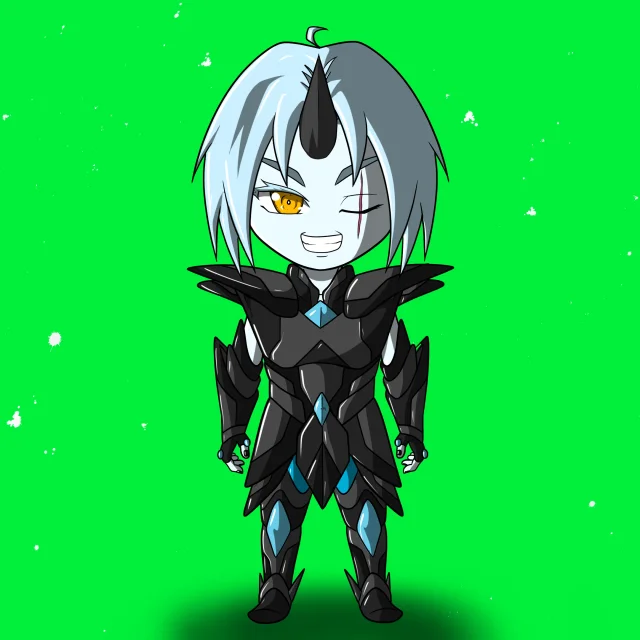 ALIEN #51. Alienzone NFT Chibi artwork.