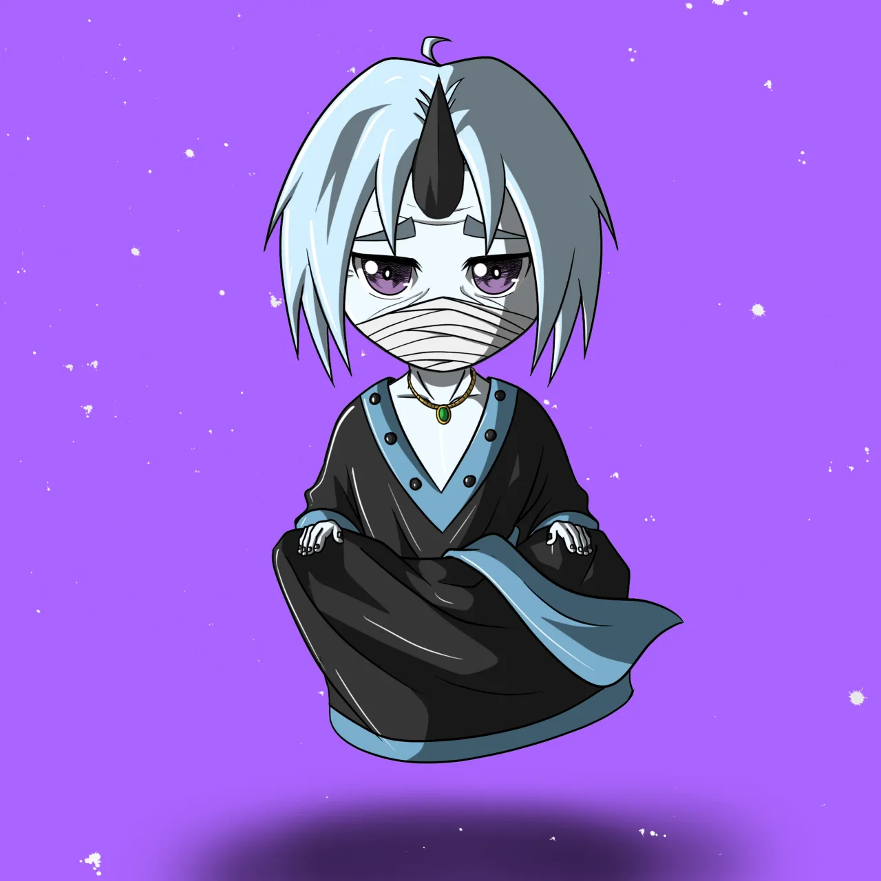 ALIEN #513. Version Chibi du NFT Alienzone.