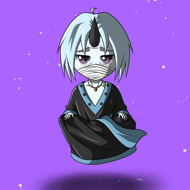 ALIEN #513. Alienzone NFT Chibi artwork.