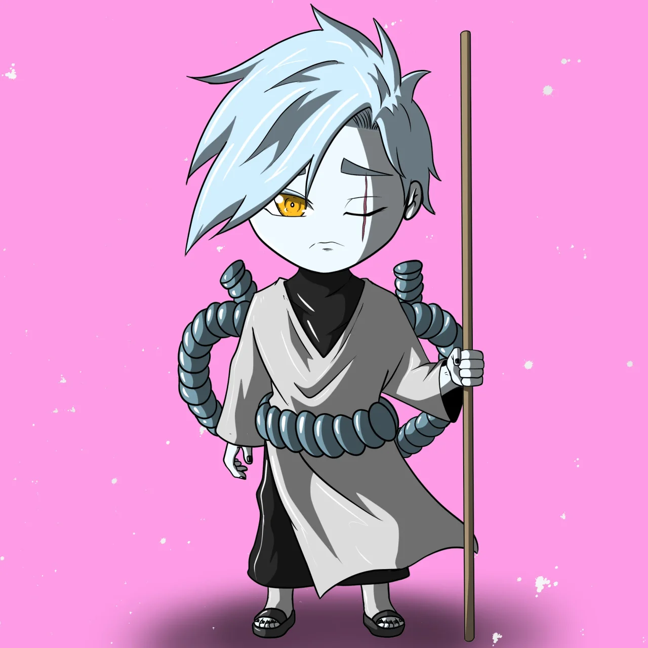 ALIEN #515. Alienzone NFT Chibi artwork.
