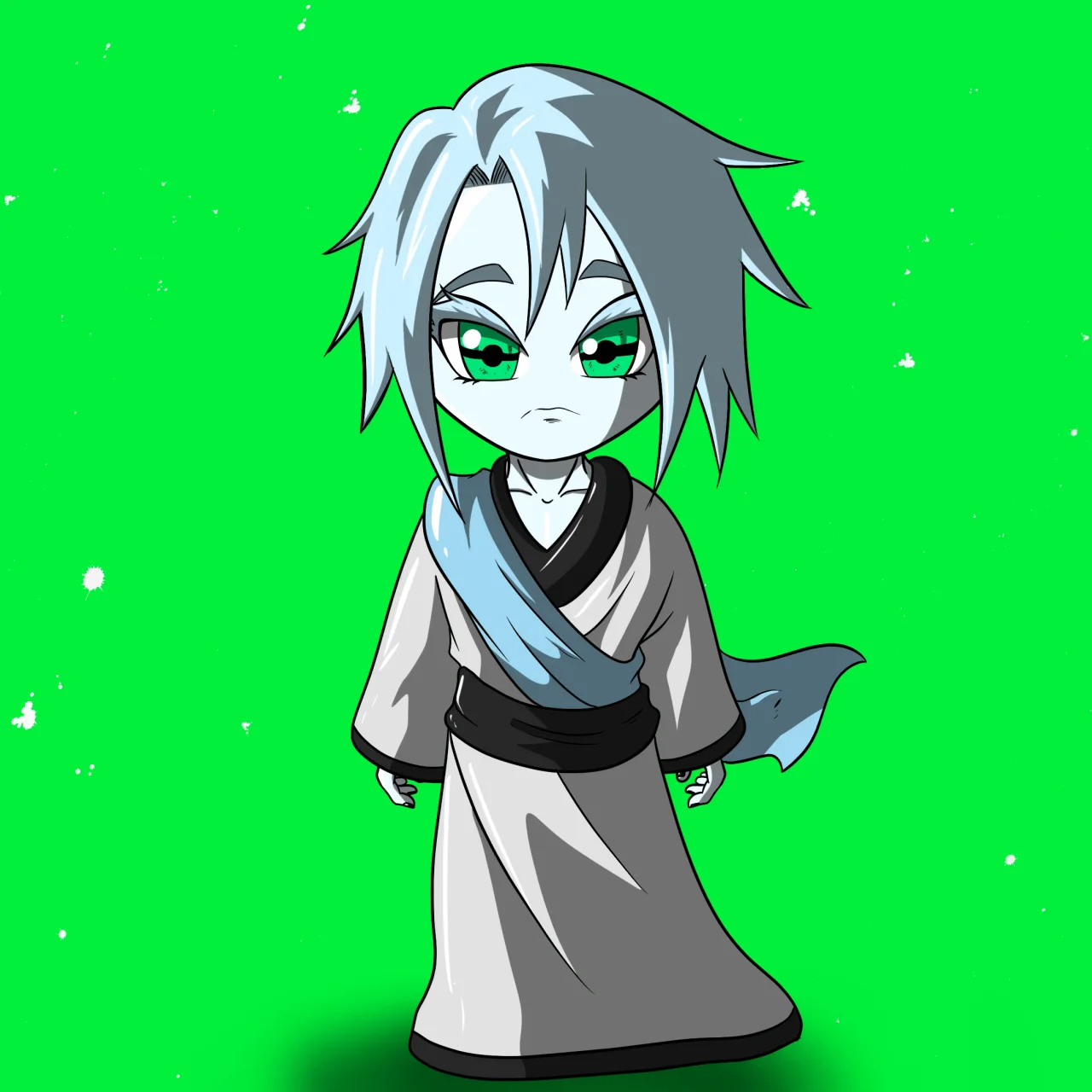 ALIEN #519. Version Chibi du NFT Alienzone.