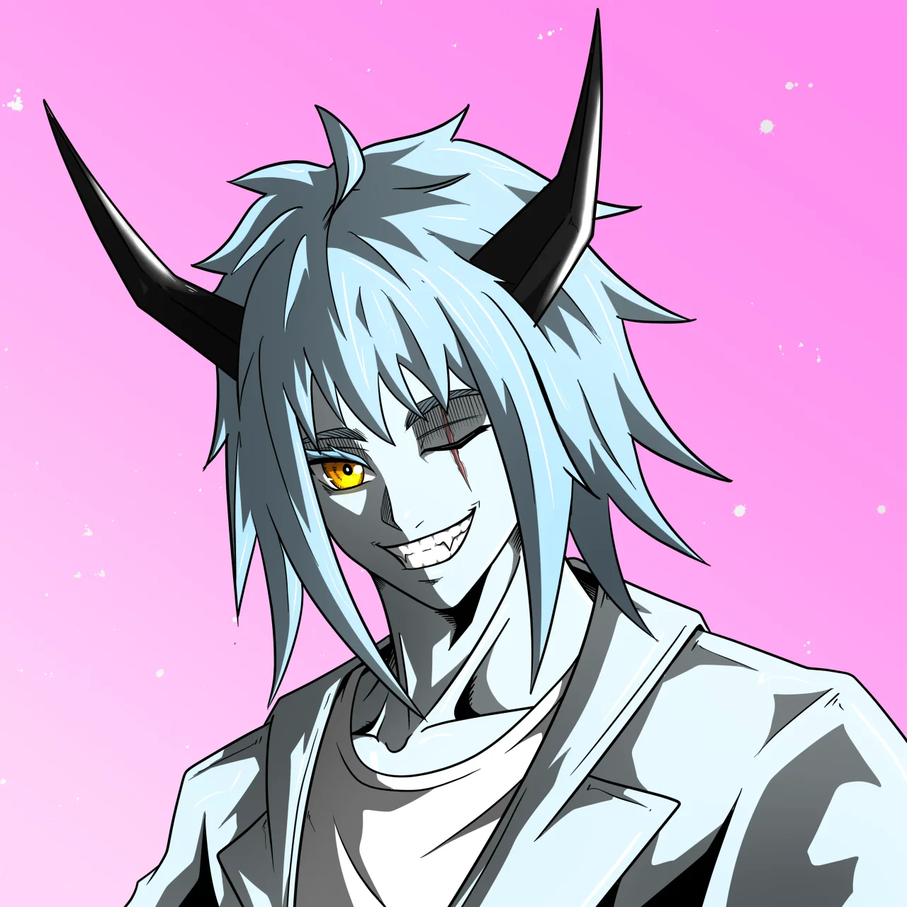 ALIEN #520. Alienzone digital collectible artwork. Eyes: Furukizu; Hair: Akuma; Mark: None.