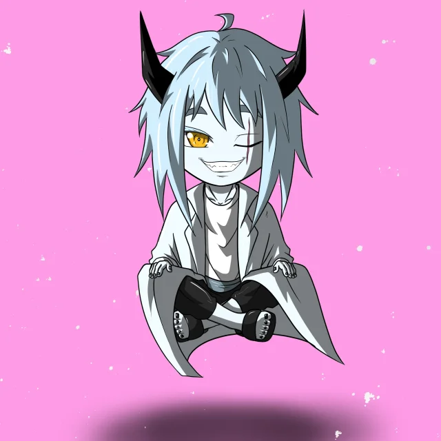 ALIEN #520. Alienzone NFT Chibi artwork.