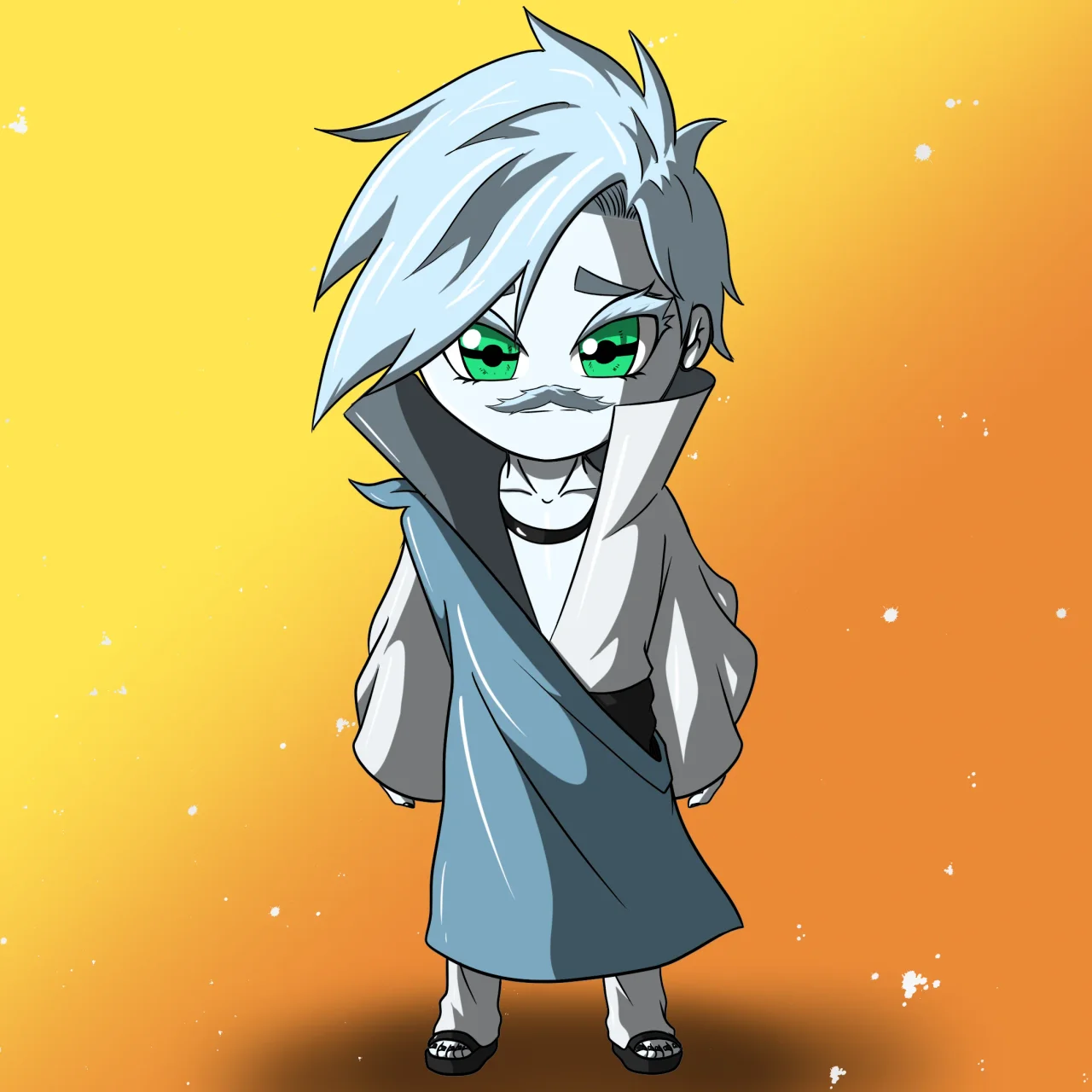 ALIEN #533. Alienzone NFT Chibi artwork.