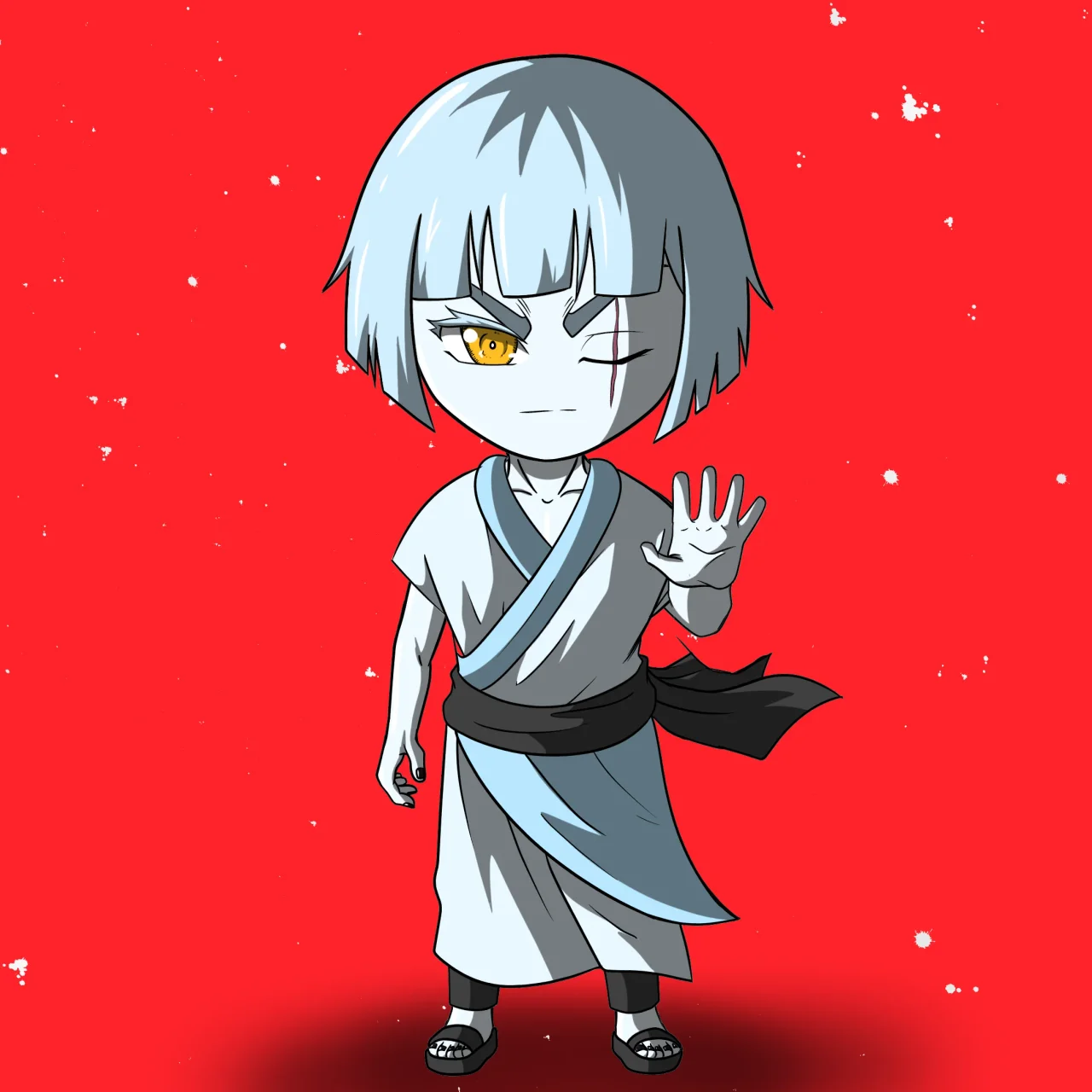 ALIEN #534. Alienzone NFT Chibi artwork.