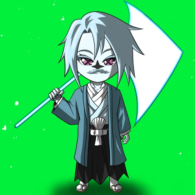 ALIEN #536. Alienzone NFT Chibi artwork.