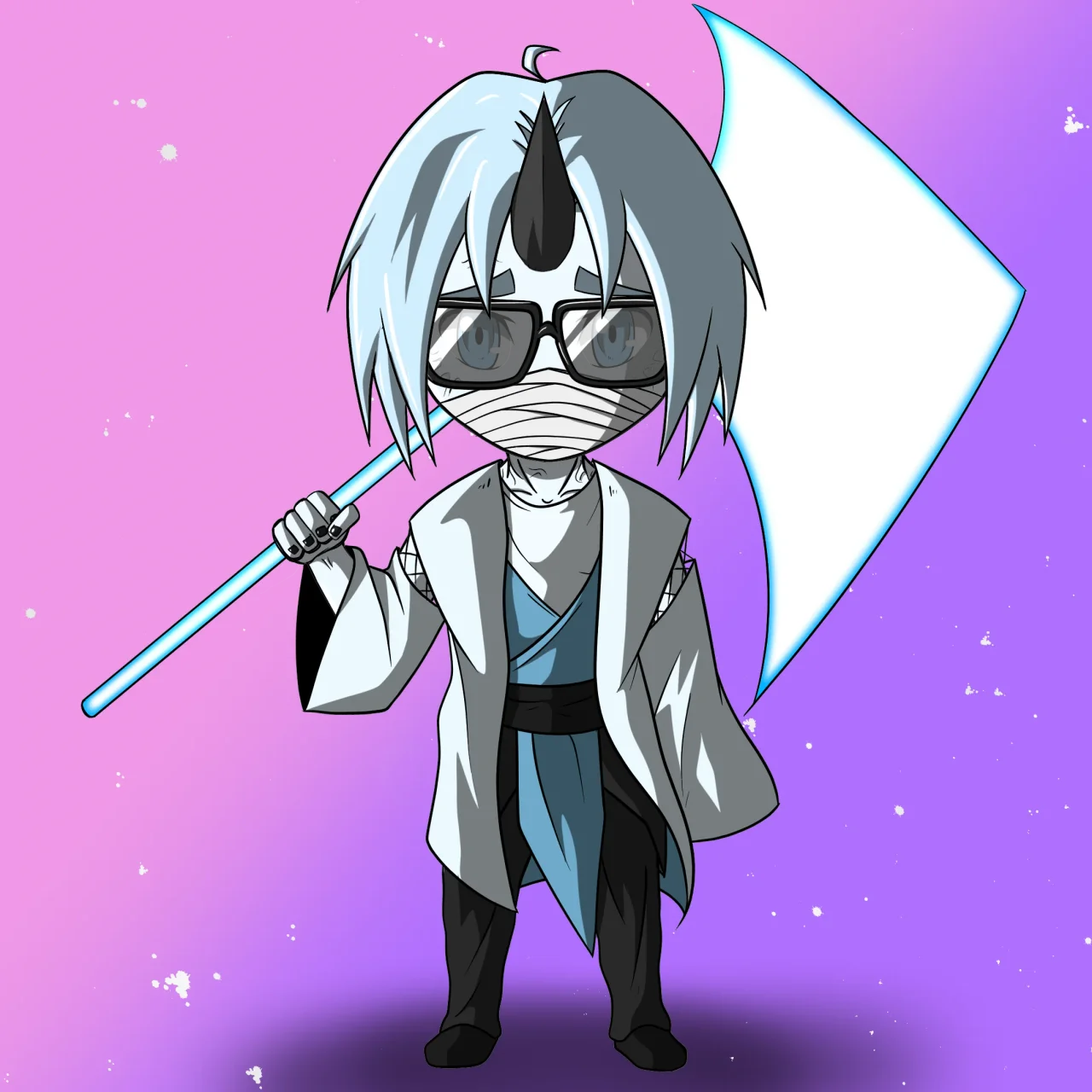 ALIEN #538. Alienzone NFT Chibi artwork.
