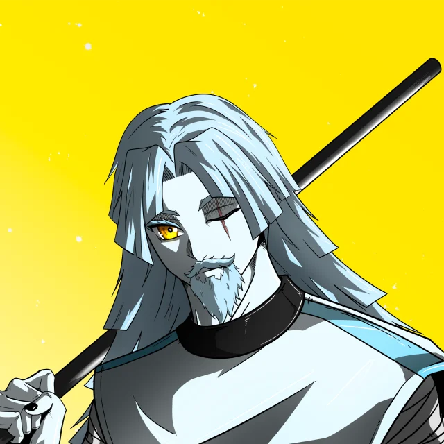 ALIEN #540. Alienzone digital collectible artwork. Eyes: Furukizu; Hair: Zenbatsu II; Mark: None.
