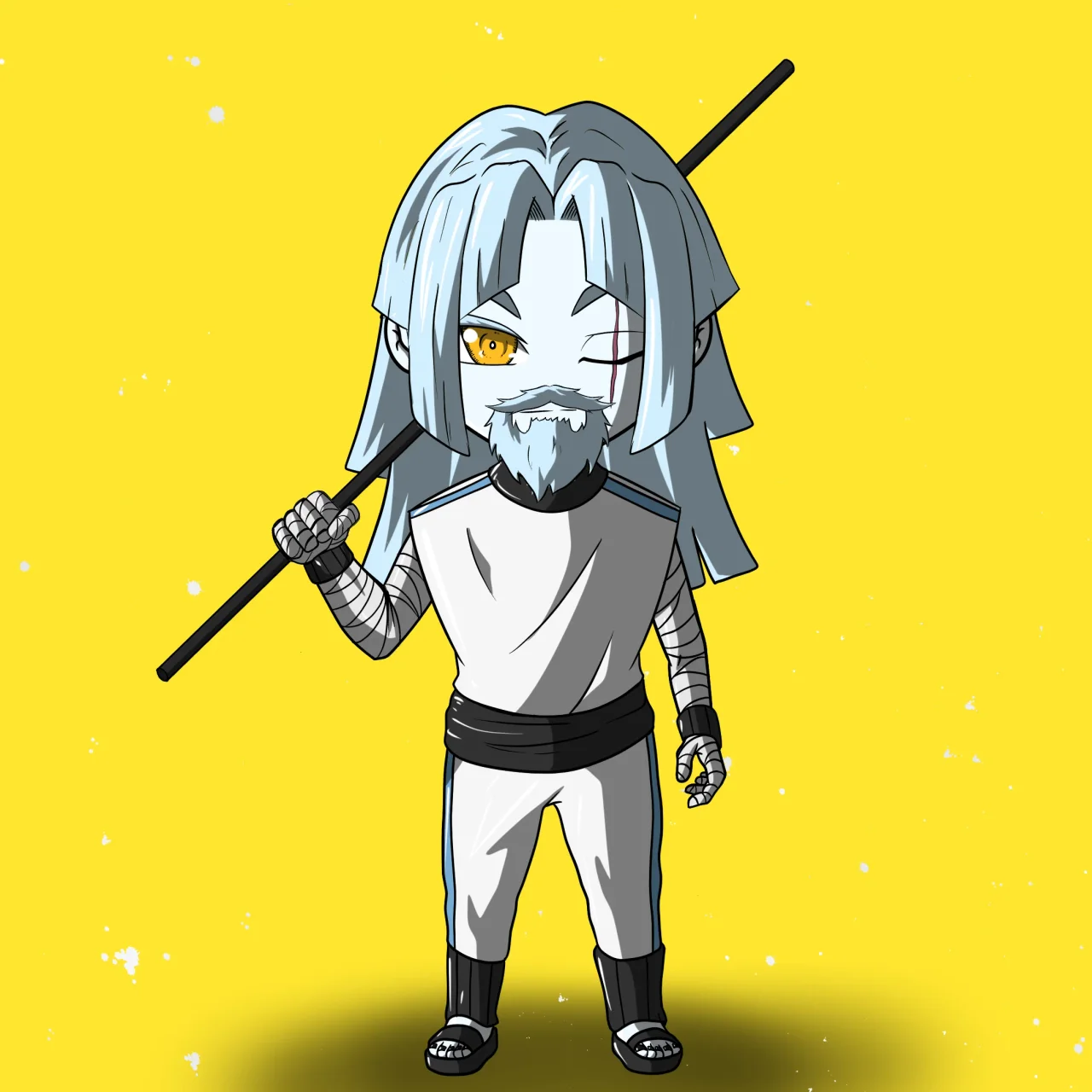 ALIEN #540. Version Chibi du NFT Alienzone.