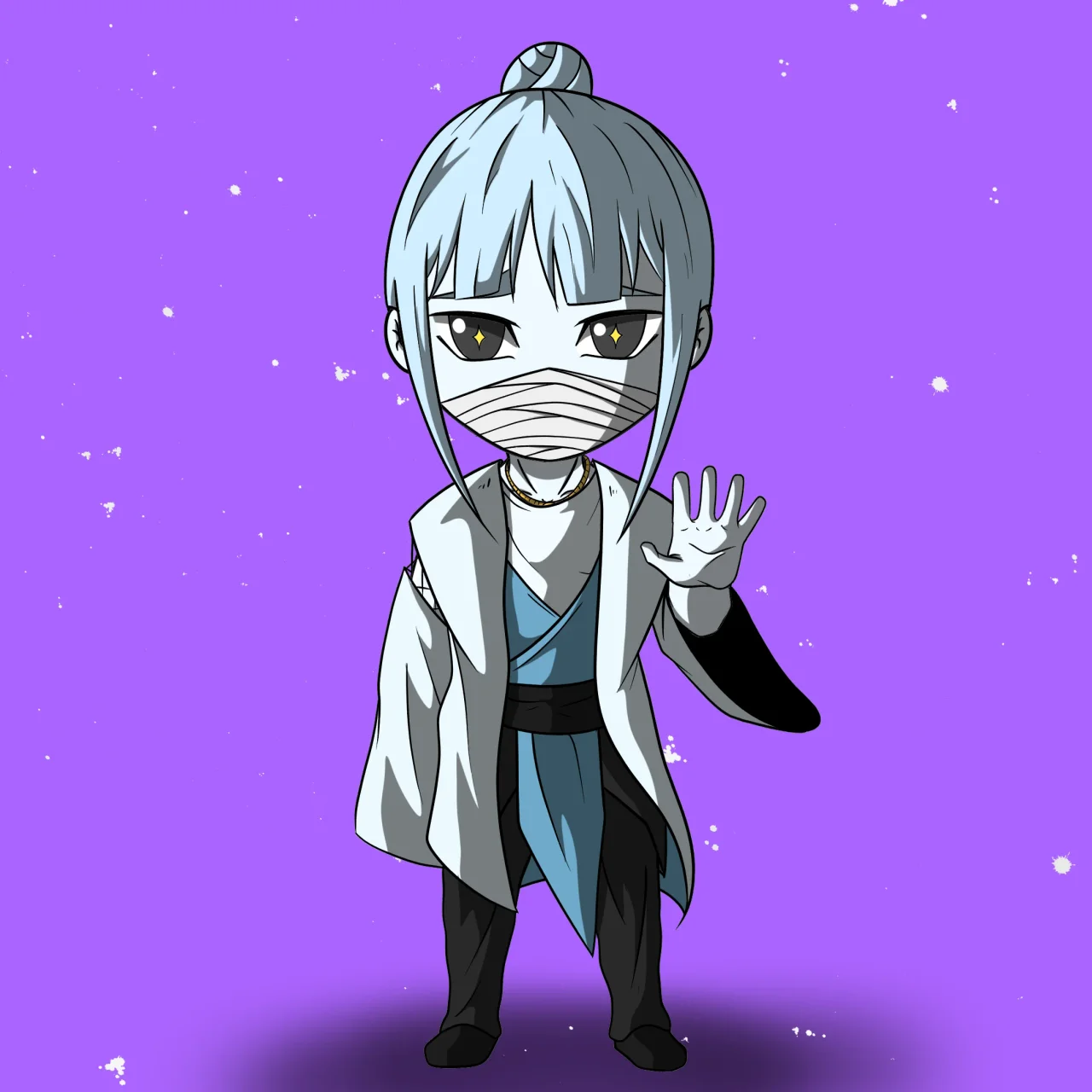 ALIEN #548. Alienzone NFT Chibi artwork.