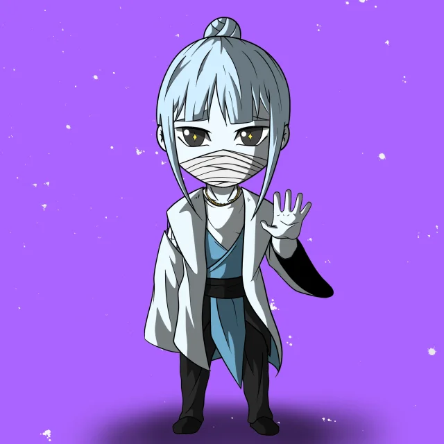 Alienzone #548. Alienzone NFT Chibi artwork.