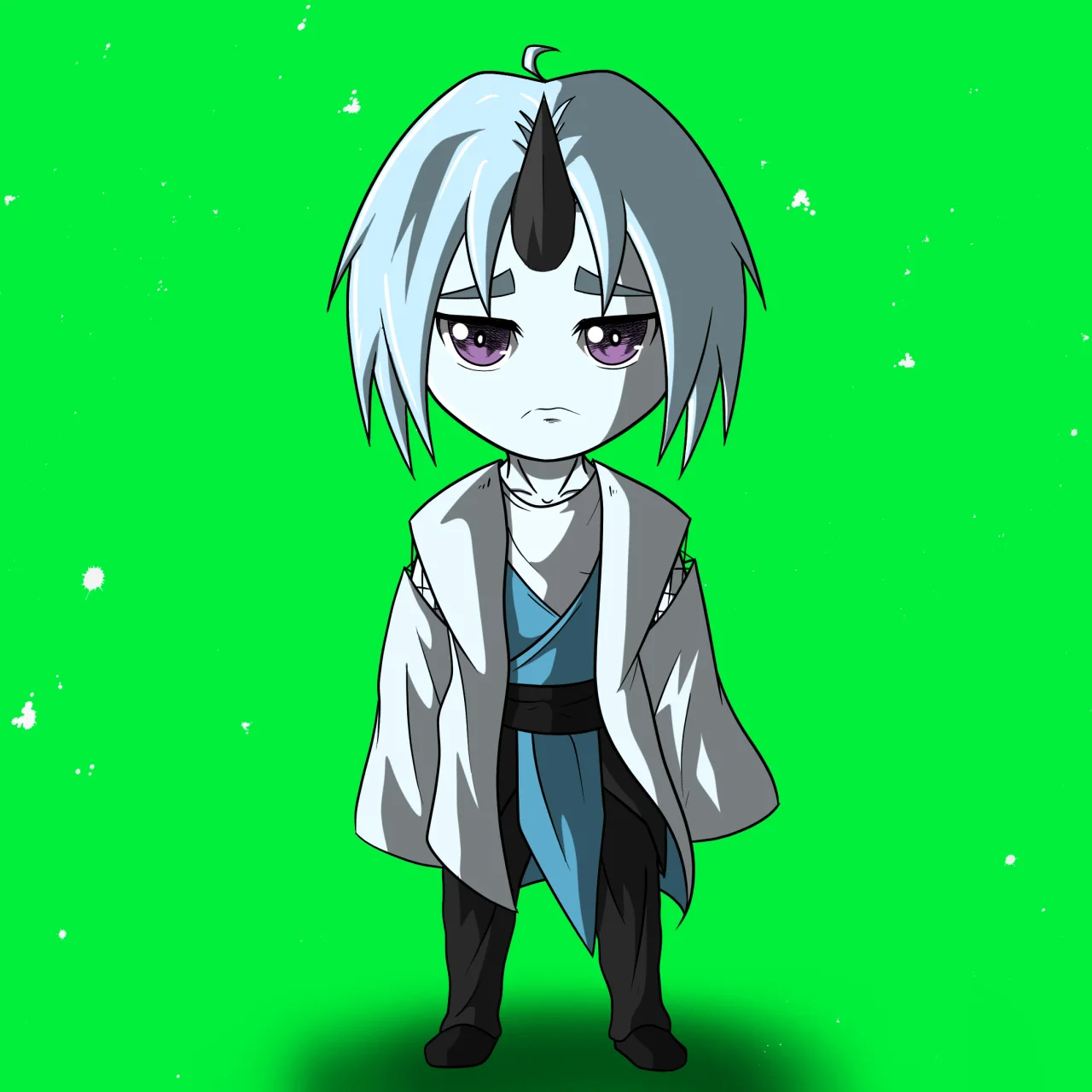 ALIEN #551. Alienzone NFT Chibi artwork.