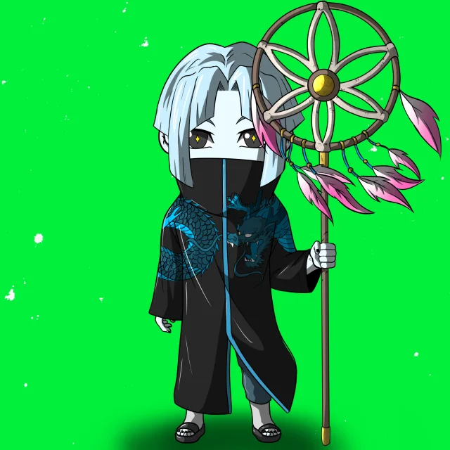 ALIEN #553. Alienzone NFT Chibi artwork.