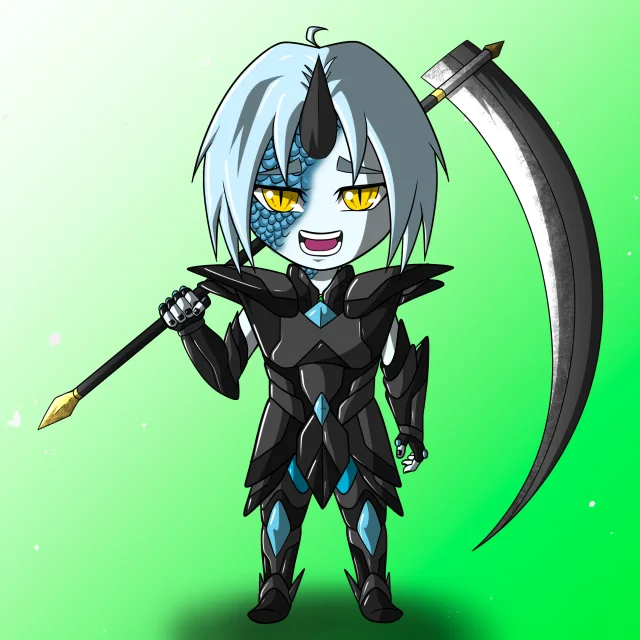 ALIEN #557. Version Chibi du NFT Alienzone.