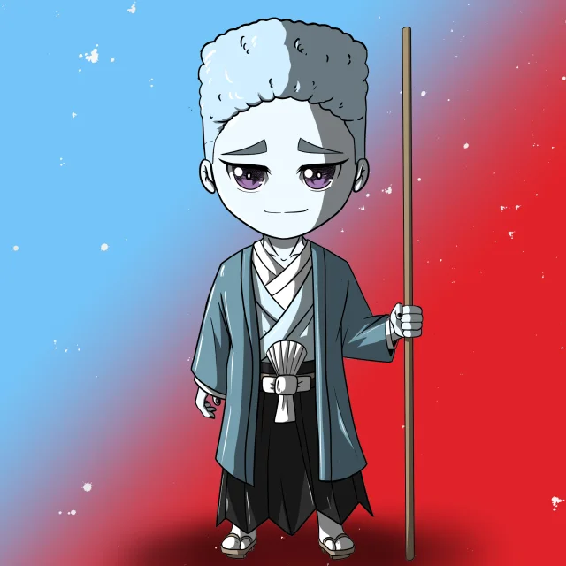 ALIEN #562. Version Chibi du NFT Alienzone.