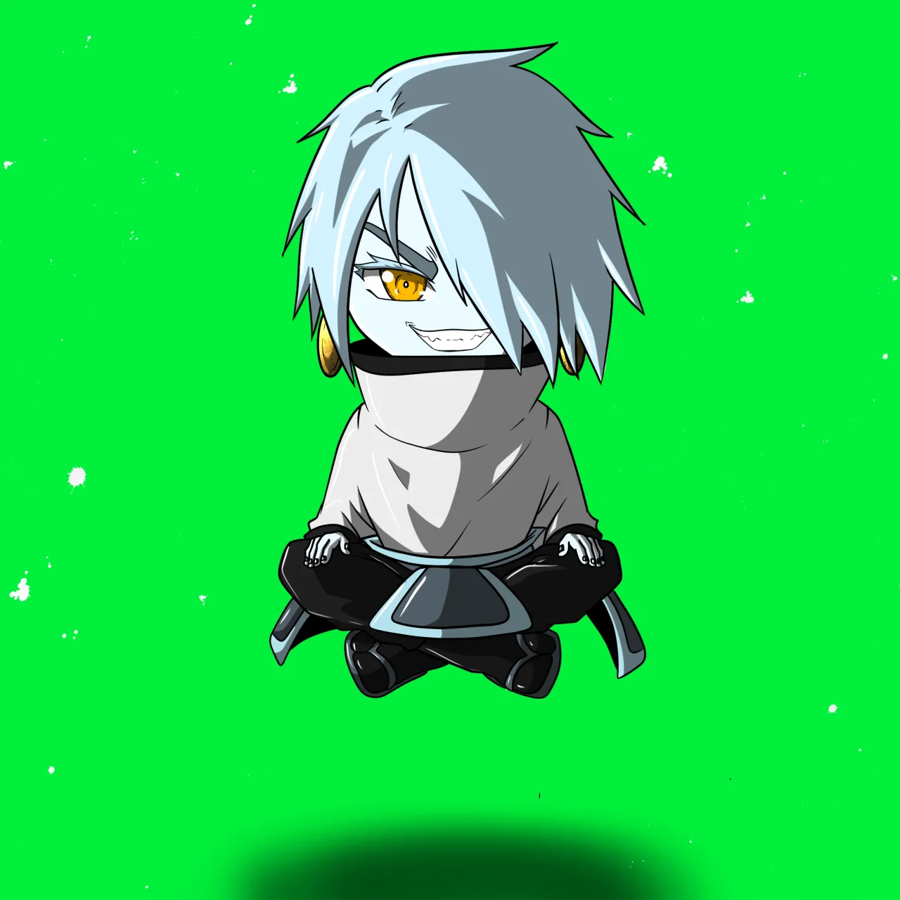 ALIEN #564. Alienzone NFT Chibi artwork.