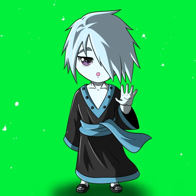 ALIEN #579. Version Chibi du NFT Alienzone.