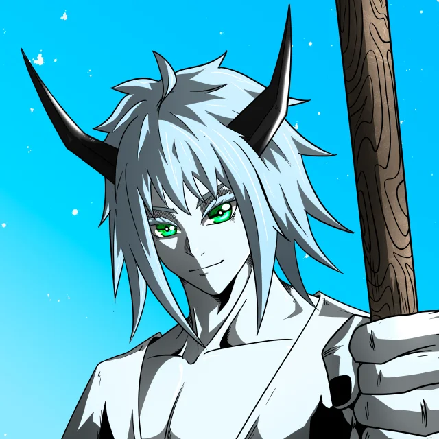 ALIEN #58. Alienzone digital collectible artwork. Eyes: Kôhaimoku; Hair: Akuma; Mark: None.