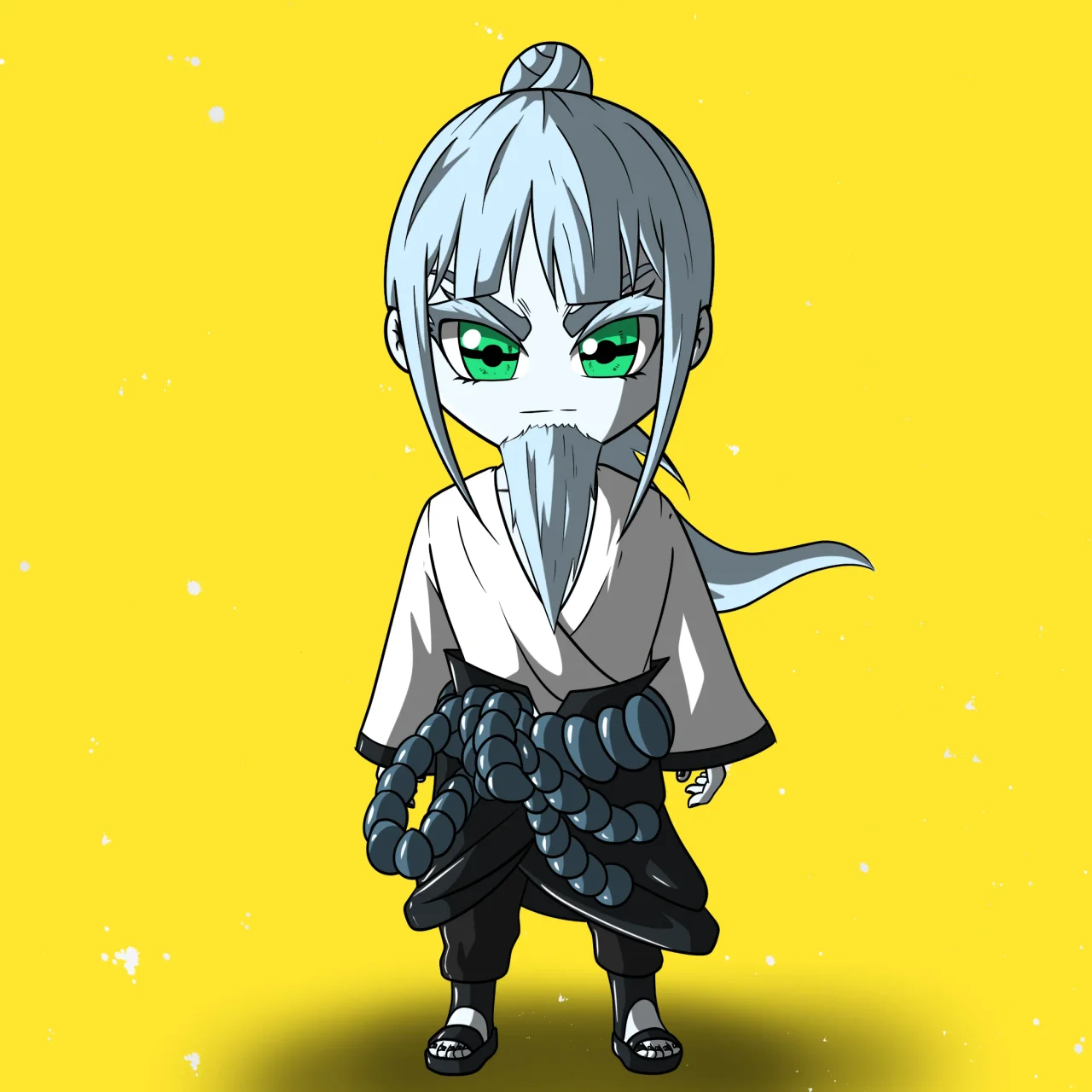 ALIEN #581. Alienzone NFT Chibi artwork.