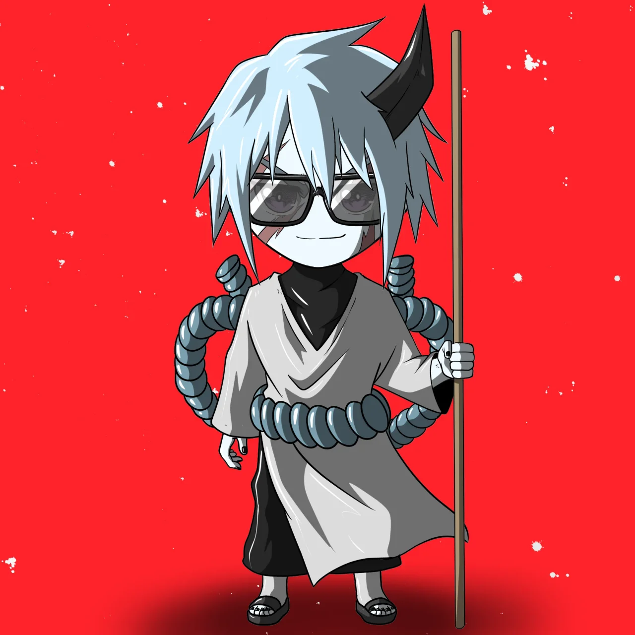 ALIEN #588. Alienzone NFT Chibi artwork.