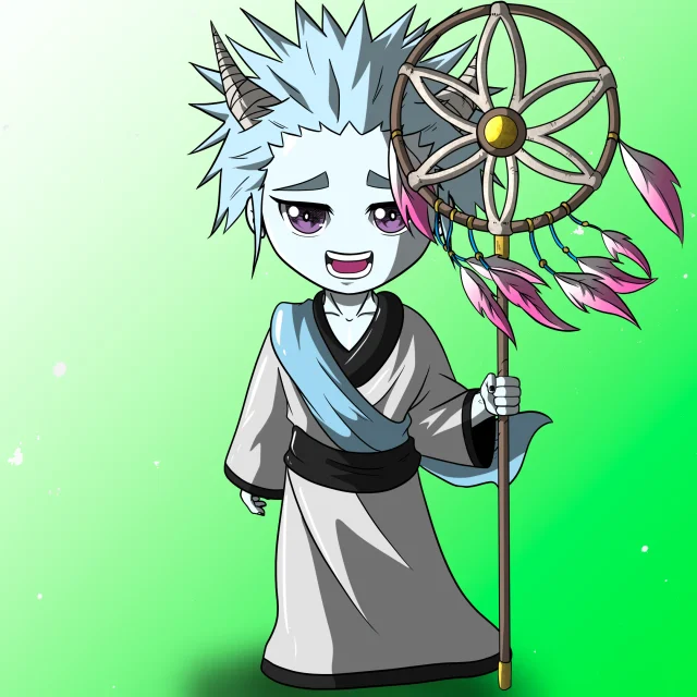 ALIEN #589. Version Chibi du NFT Alienzone.