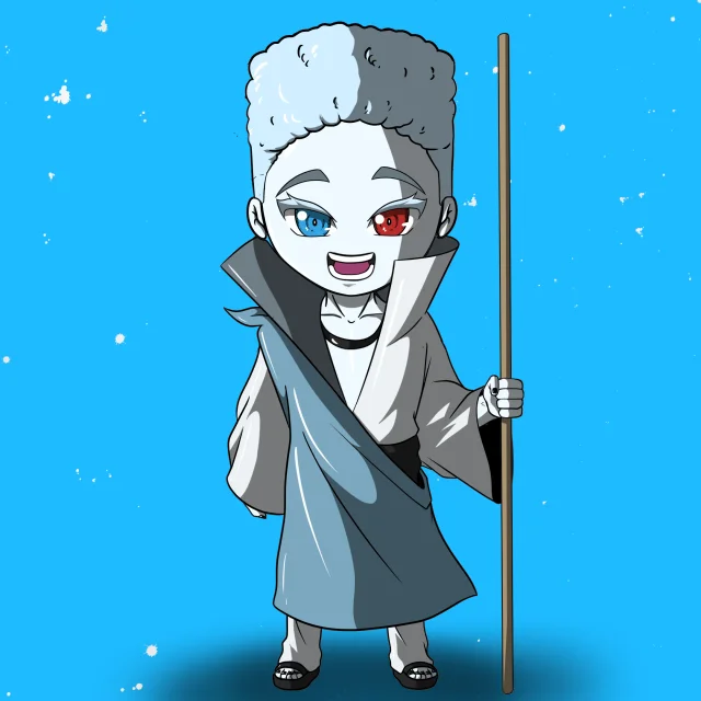 ALIEN #591. Version Chibi du NFT Alienzone.