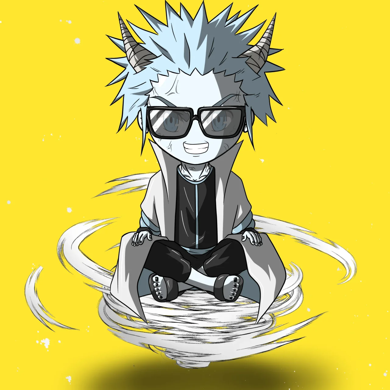 ALIEN #593. Alienzone NFT Chibi artwork.