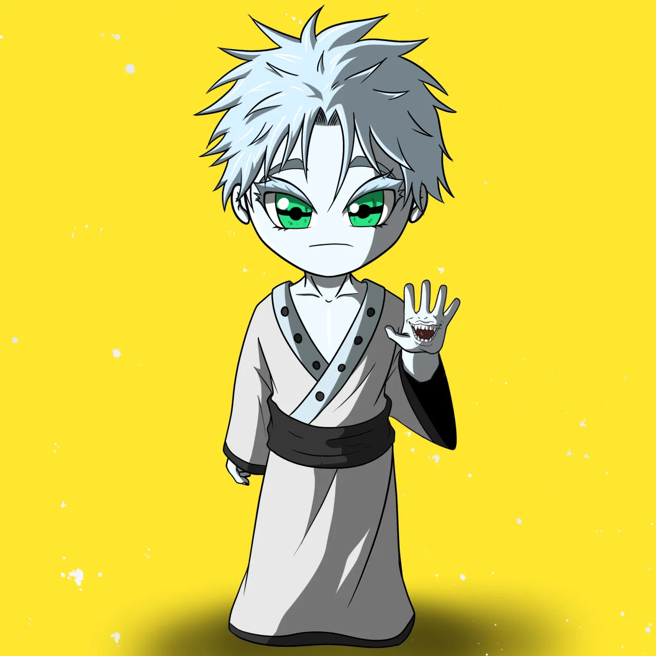 ALIEN #598. Alienzone NFT Chibi artwork.