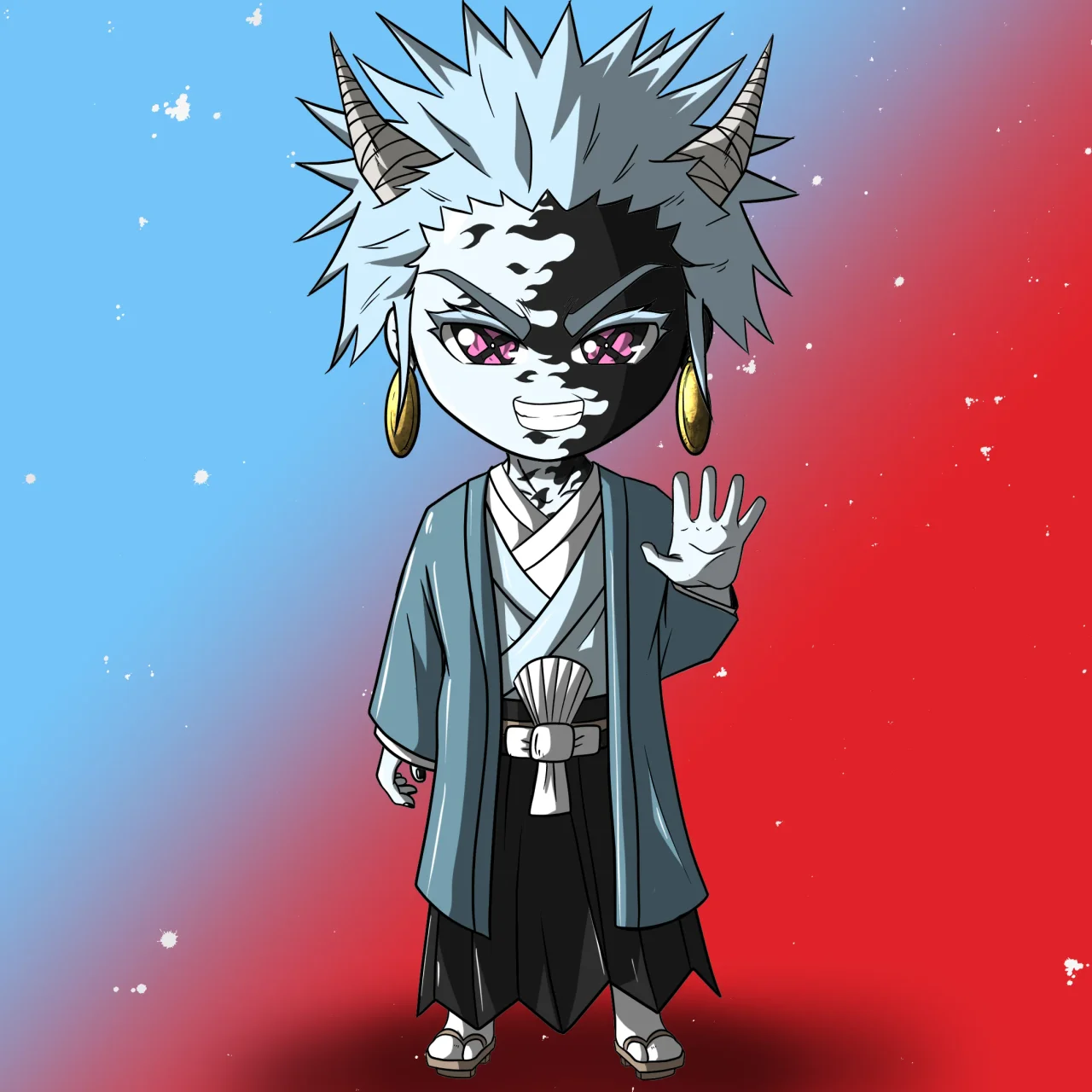ALIEN #599. Version Chibi du NFT Alienzone.