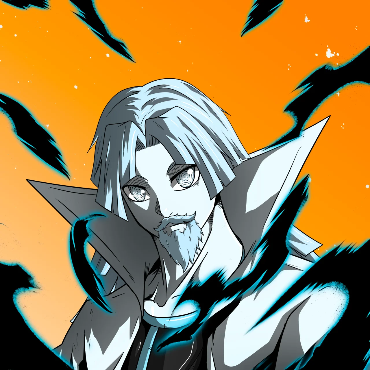 ALIEN #603. Alienzone digital collectible artwork. Eyes: Konran; Hair: Zenbatsu II; Mark: None.