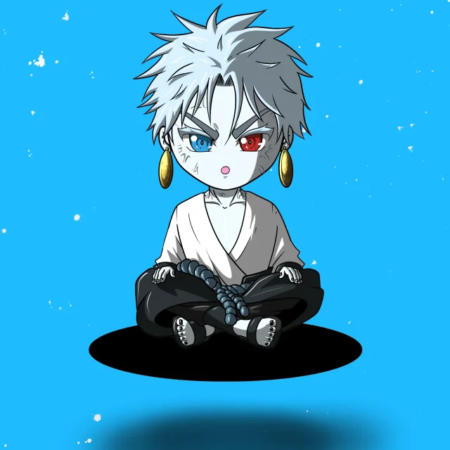 ALIEN #609. Version Chibi du NFT Alienzone.